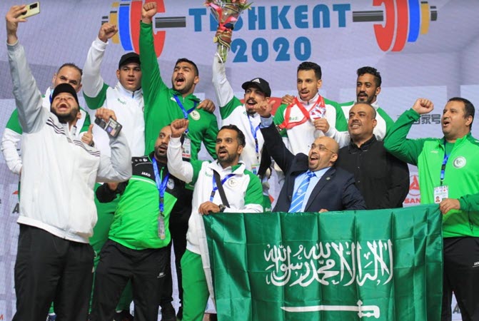 فضيتا ” آل سليم ” شاهدتان على علو كعب الأثقال السعودية