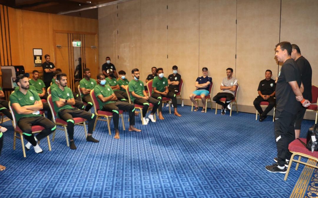 الشاطئية يواصل تدريباته في معسكر الجبيل بحضور الأحمدي