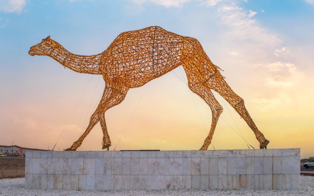 اتحاد الهجن يهدي الطائف أكبر مجسم في العالم