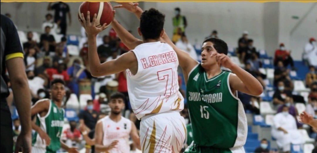 أخضر السلة للناشئين يواصل عروضه المميزة ويكسب البحرين