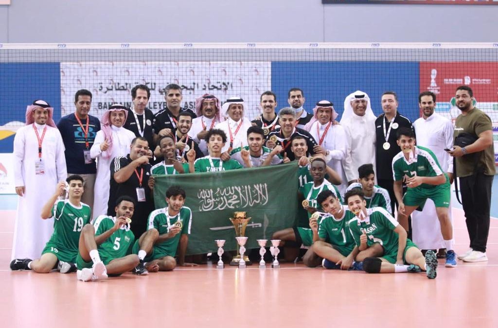 أخضر الطائرة يعبر البحرين ويتوج بـ ” ذهب الخليج “