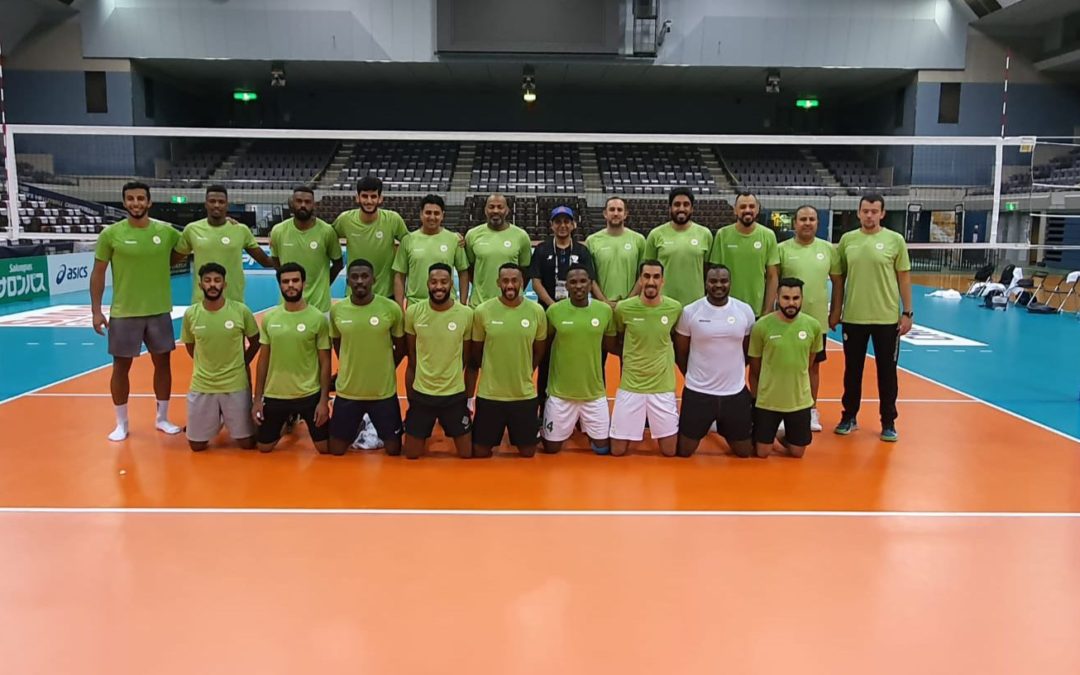 بعثة أخضر الطائرة تصل إلى اليابان