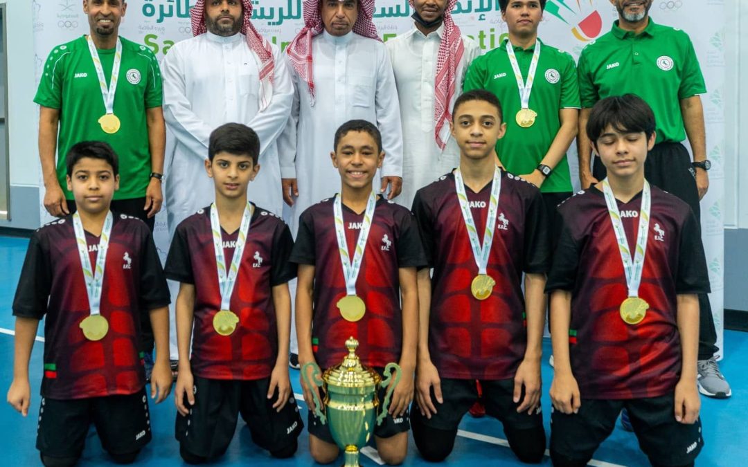 الاتفاق يحقق ذهبية دوري الدرجة الاولى للريشة للبراعم