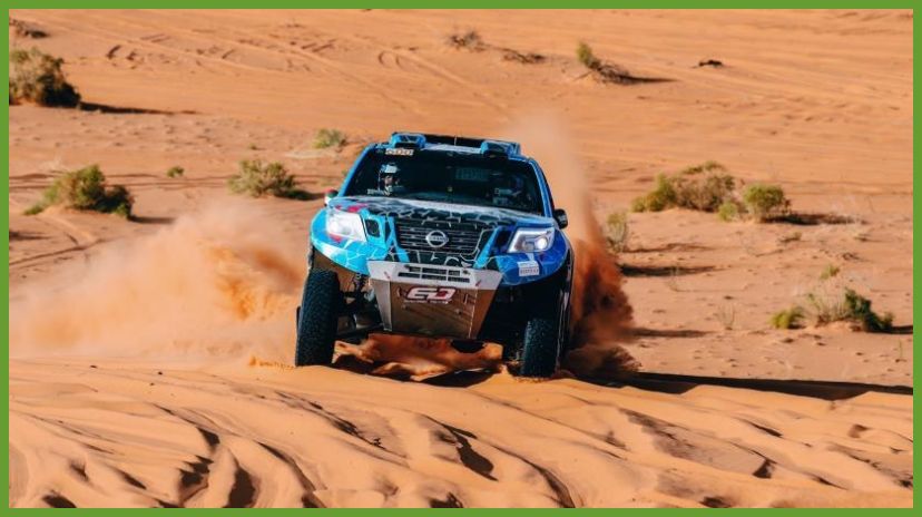 عيسى الدوسري يتصدر رالي باها حائل 2