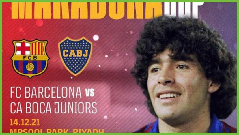 برشلونة وبوكا جونيورز يصلان الرياض لخوض مباراة ” كأس ماردونا
