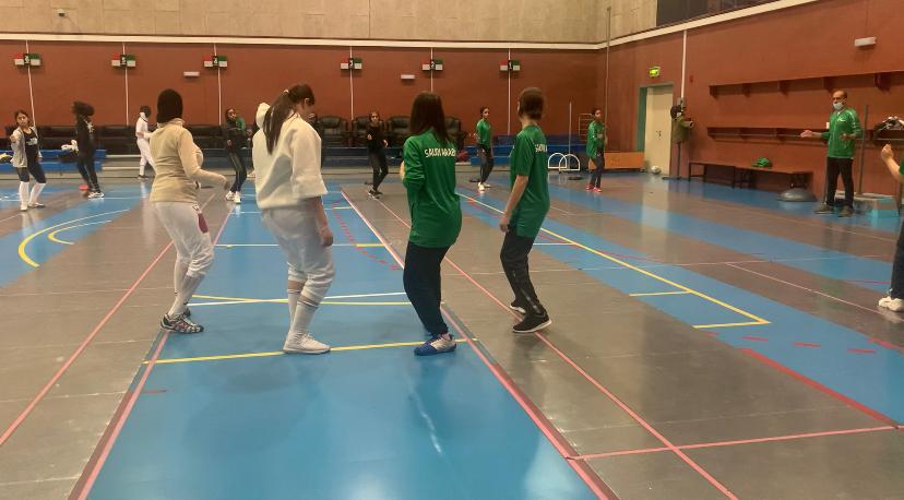انطلاق المعسكر الخليجي للمنتخب السعودي للمبارزة للسيدات