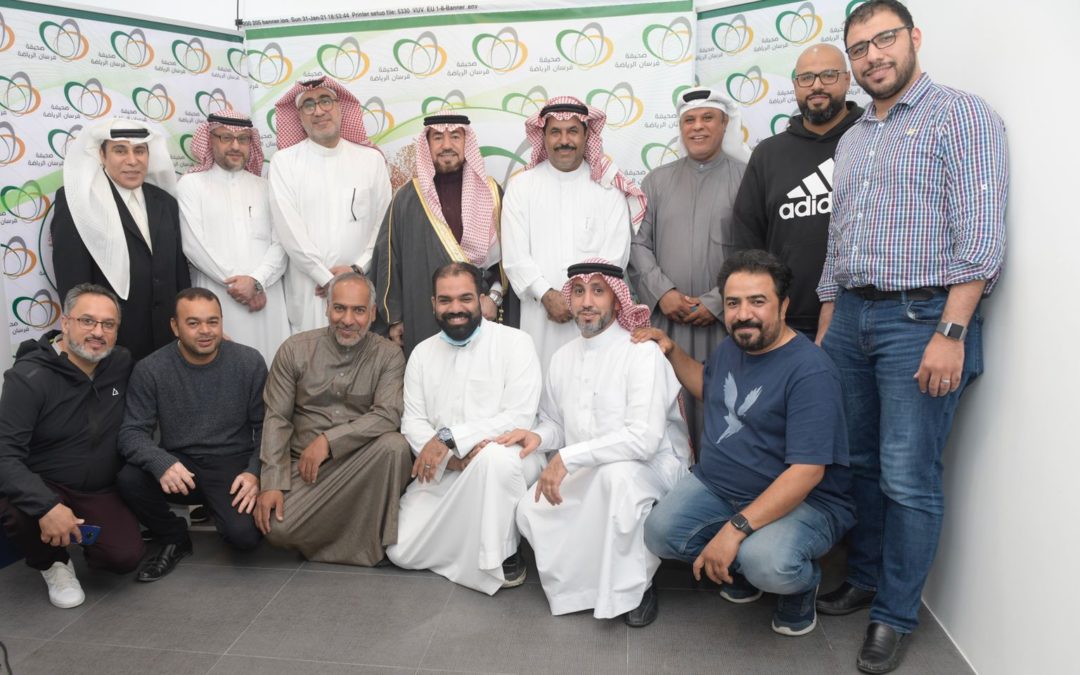 بعد عام من العطاء الشيخ أحمد يُكرم طاقم صحيفة فرسان الرياضة برعاية ” السيهاتي” و “الصايغ”