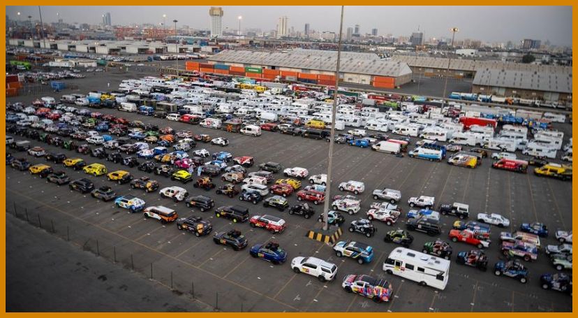 وصول ” 1100 ” مركبة سباق اكتمال الاستعداد لانطلاق ” رالي داكار 2022 ” في جدة