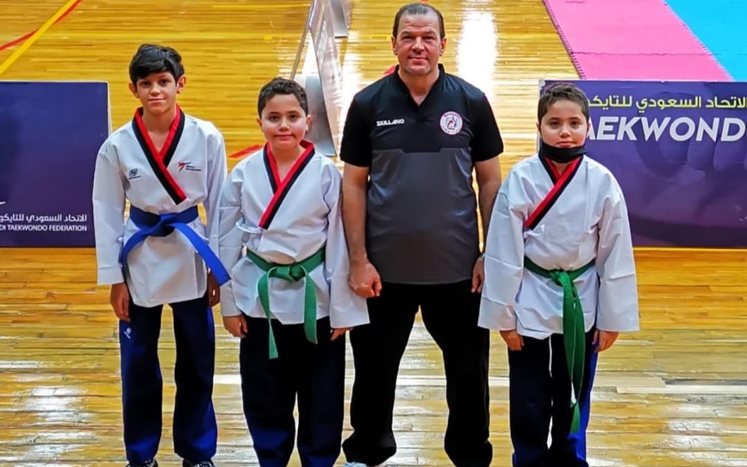 ميداليتان برونزيتان في أول مشاركة لبراعم تايكوندو الدرعية