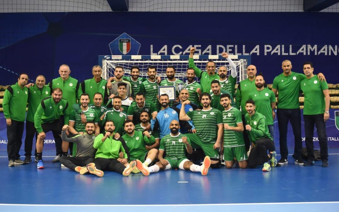 أخضر اليد يحقق العلامة الكاملة في إيطاليا