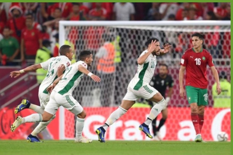 الجزائر تعبر المغرب بركلات الترجيح لتقابل قطر في نصف نهائي كأس العرب