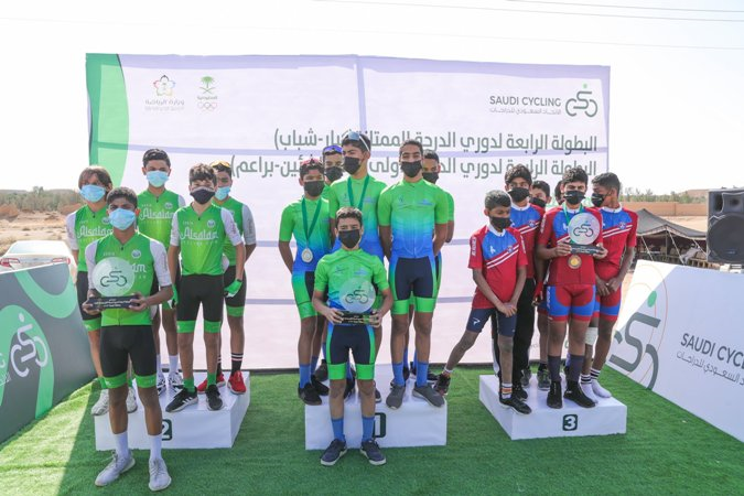 البطولة الرابعة تتوج ناشئو دراجات السلام بالذهب.. والبراعم بالفضة