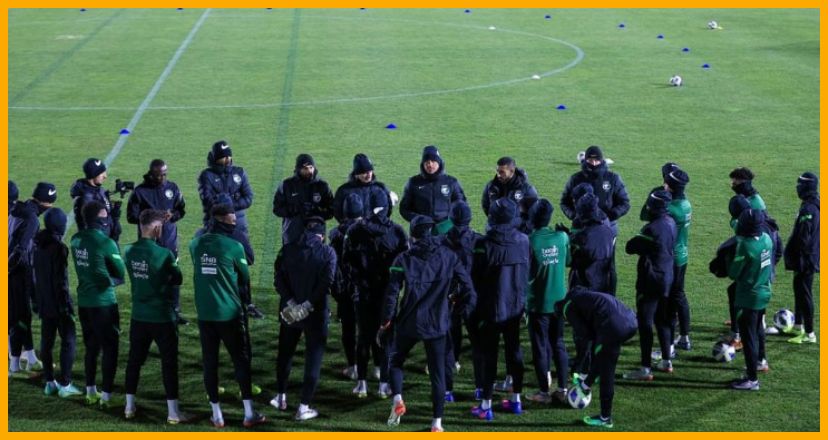 الأخضر يواصل استعداداته لمباراة اليابان