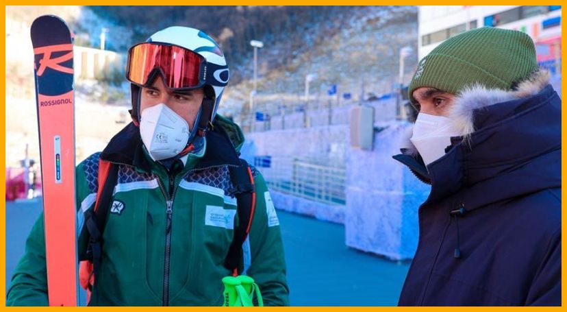 فائق عابدي يتحدث عن مشاركته التاريخية بالأولمبياد الشتوية