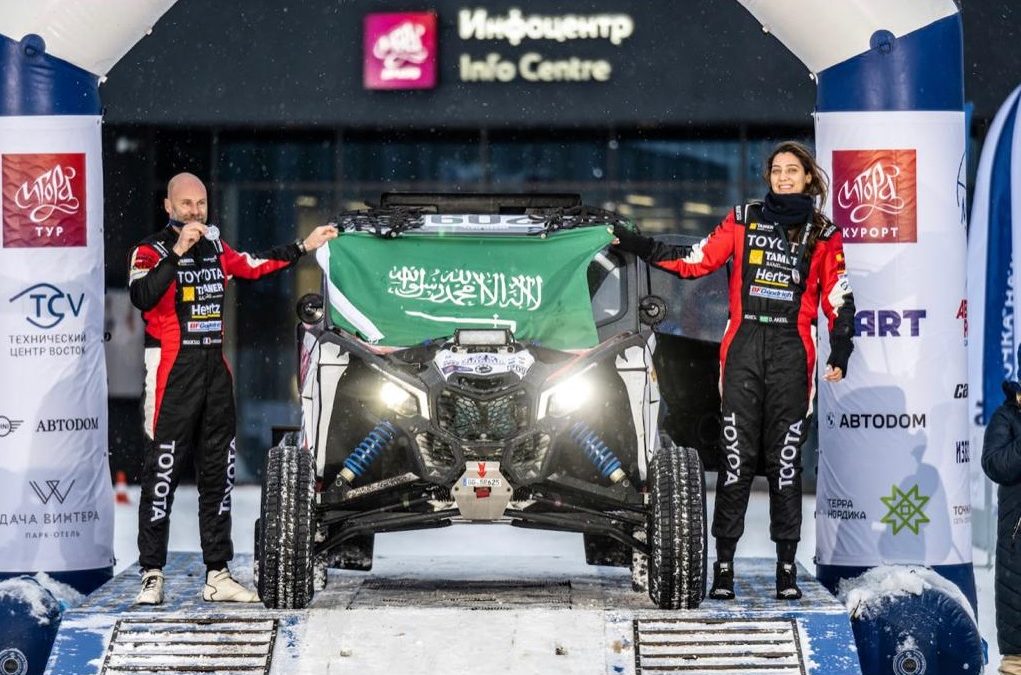 من رمال الصحراء الى ثلوج روسيا..  دانية عقيل تنهي رالي روسيا باداء عالي