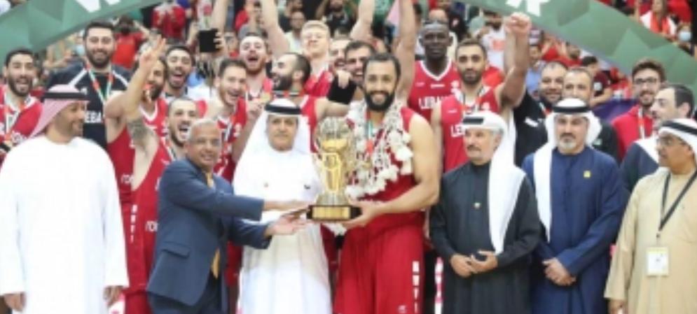 لبنان يتوج بلقب البطولة العربية لكرة السلة للمنتخبات