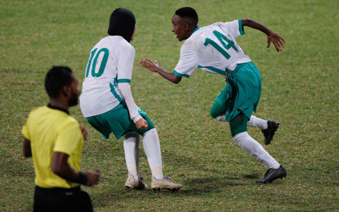 البندري مبارك تقود المنتخب السعودي للسيدات بالفوز على المالديف بثنائية