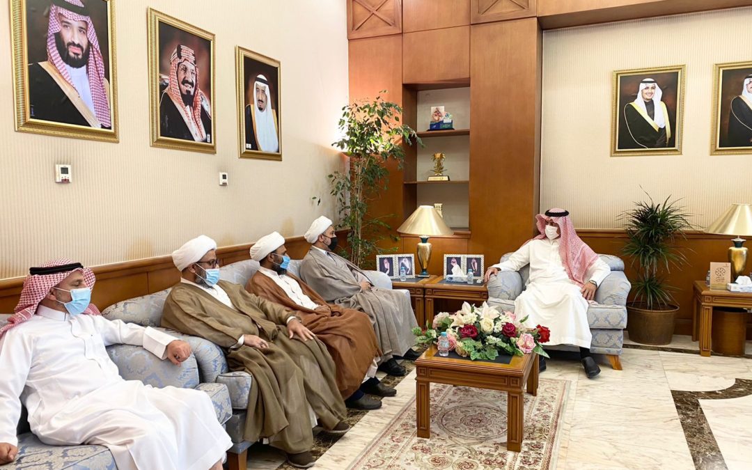 محافظ القطيف يلتقي قضاة دائرة الاوقاف والمواريث وهيئة التدقيق الجدد بالقطيف بمناسبة تعيينهم