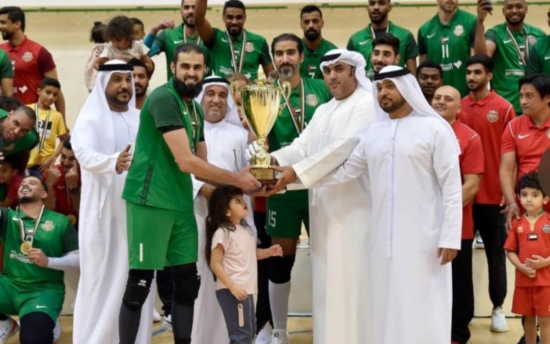 بعد صيام خمس وثلاثون سنة شباب الأهلي يفطر على بطولة دوري الكرة الطائرة الاماراتية…فرسان فزاع ينهون الدوري بلا خسارة