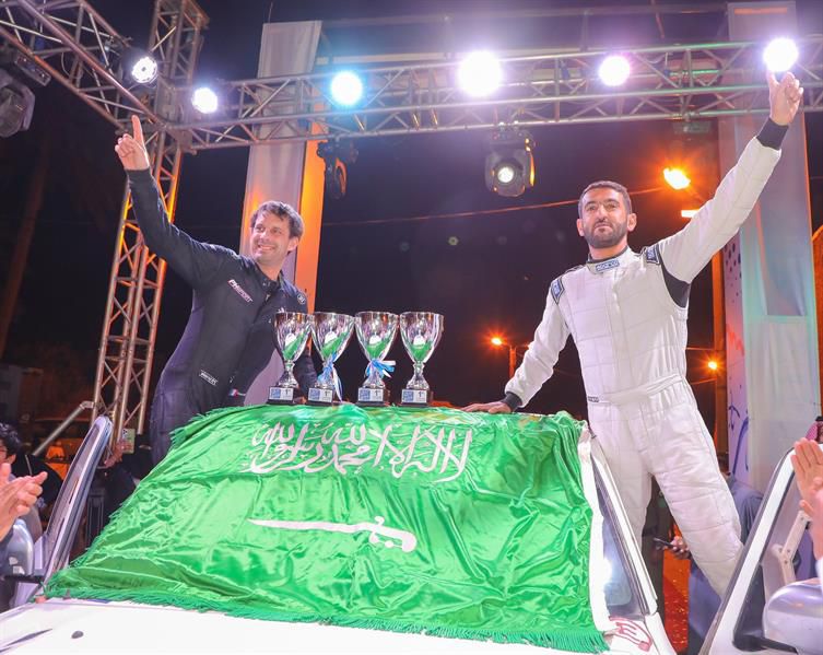 خالد الفريحي يُتوج بالنسخة الأولى لرالي سدير الصحراوي