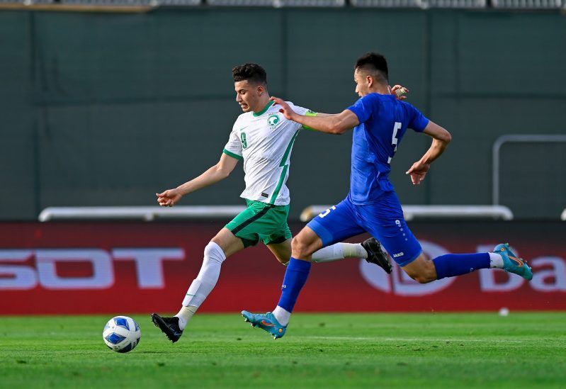 الأخضر الأولمبي يفوز على أوزبكستان في بطولة دبي الدولية