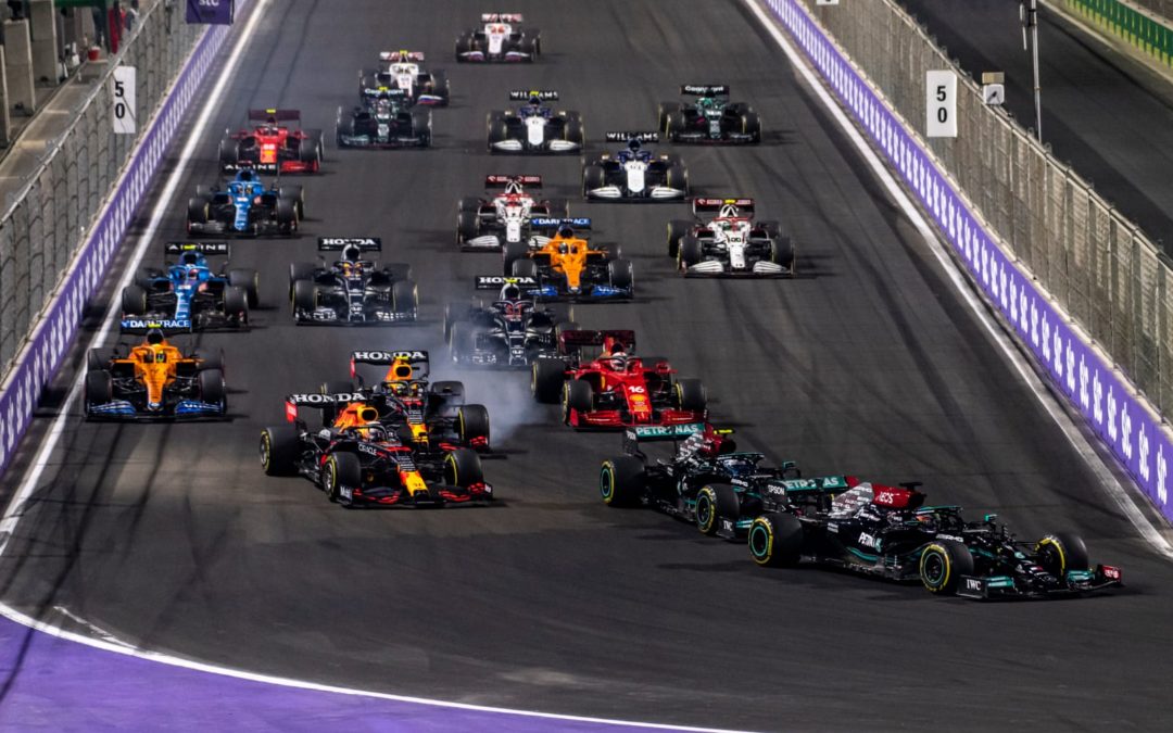 أحداث سباق جائزة السعودية الكبرى stc للفورمولا 1 تنطلق غداً على حلبة كورنيش جدة ضمن الجولة الثانية من بطـولة العالم