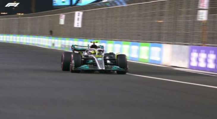 هاميلتون يخرج من الحصة الاولى للتجارب التأهلية في السعودية