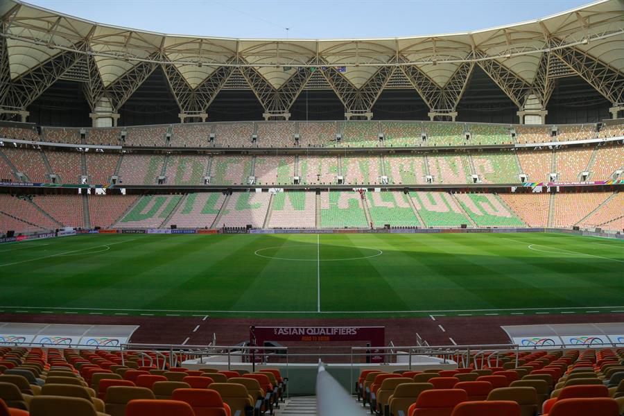 ” تيفو ” الأخضر لمباراة ” أستراليا ” 