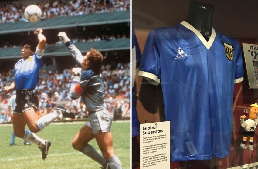 ” أغلى تذكار في العالم ” بيع قميص ماردونا