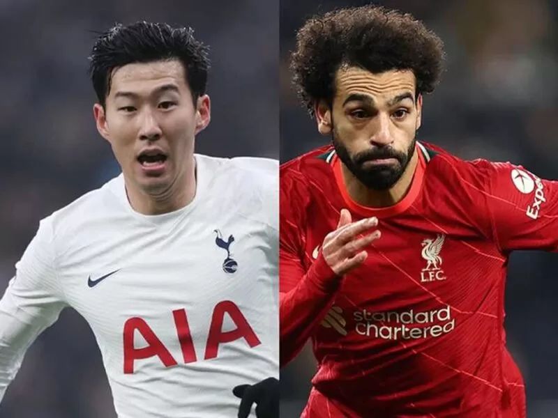 محمد صلاح و سون الكوري يتقاسمان صدارة هدافي الدوري الإنجليزي