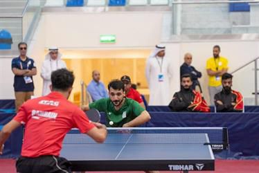 ” أخضر الطاولة ” يفوز على البحرين في دورة الألعاب الخليجية الثالثة