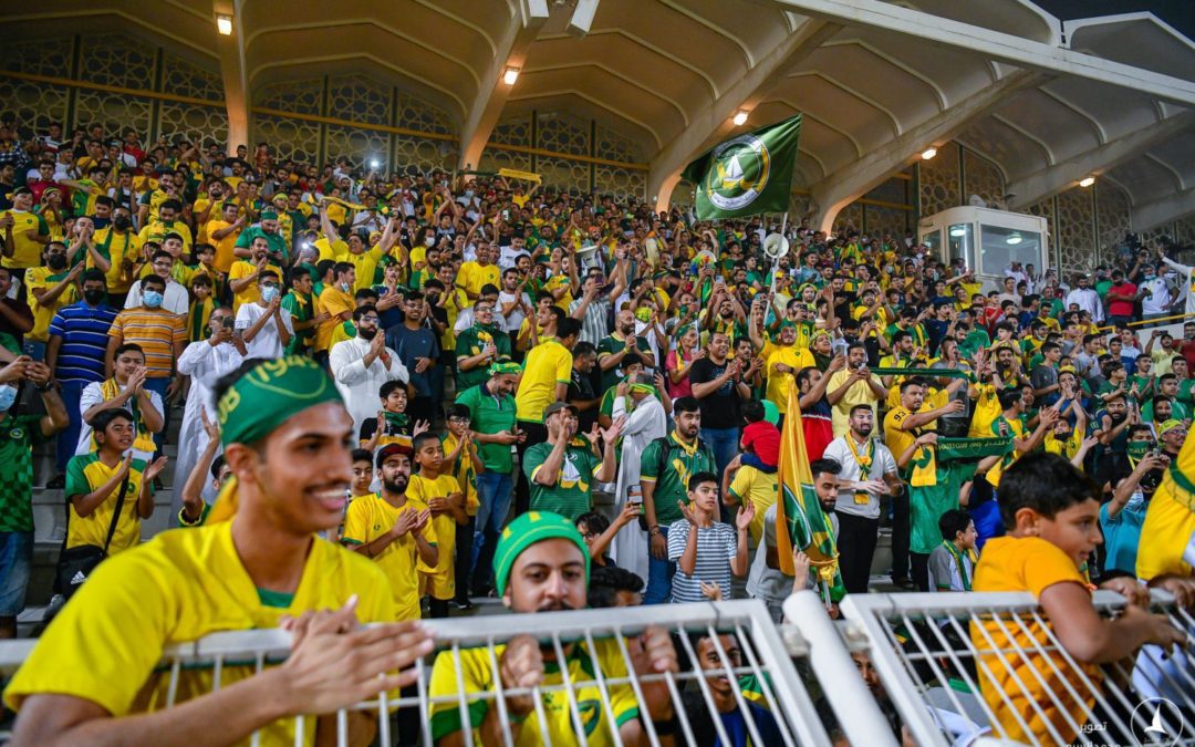 رافقه العدالة والوحده.. قدم الخليج تتزعم دوري يلو وتصعد لدوري الامير محمد بن سلمان