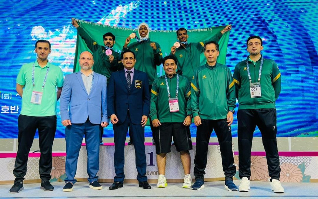اخضر التايكوندو يحصد ثلاث ميداليات في الصراع الآسيوي الكبير.. دنيا تحلق بأول إنجاز على صعيد اللعبة