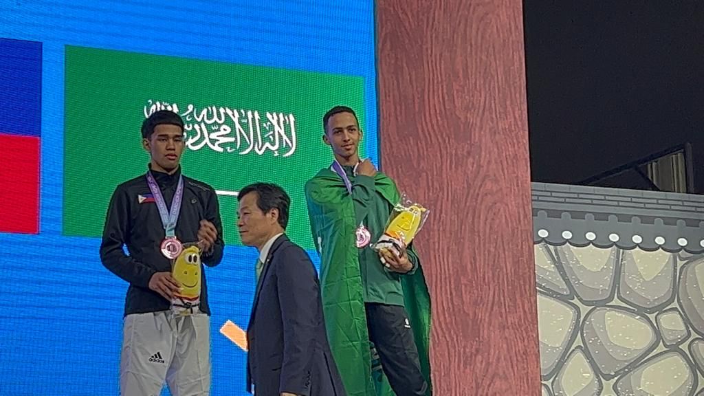 الظافري يخطف البرونزية الدولية للتايكوندو