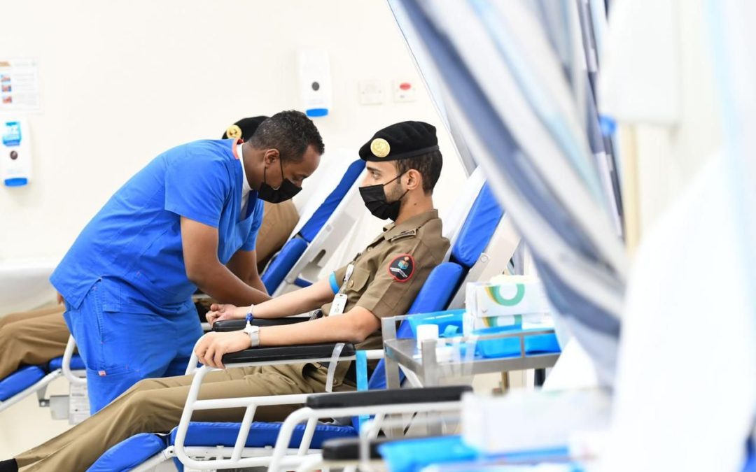 الخدمات الطبية بوزارة الداخلية تنظم حملة للتبرع بالدم
