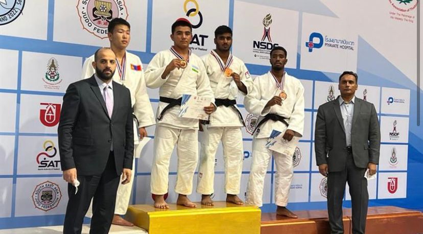 سعود الهاجري يحقق برونزية بطولة آسيا للناشئين للجودو
