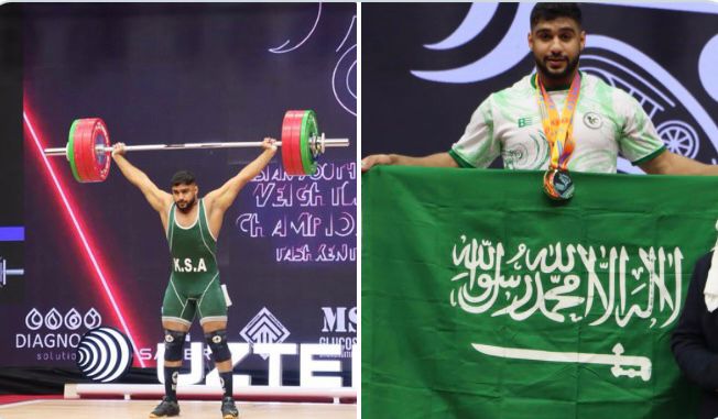 وزير الرياضة يوجه رسالة ل ” العثمان ” بعد تتويجه بذهبية آسيا لرفع الأثقال