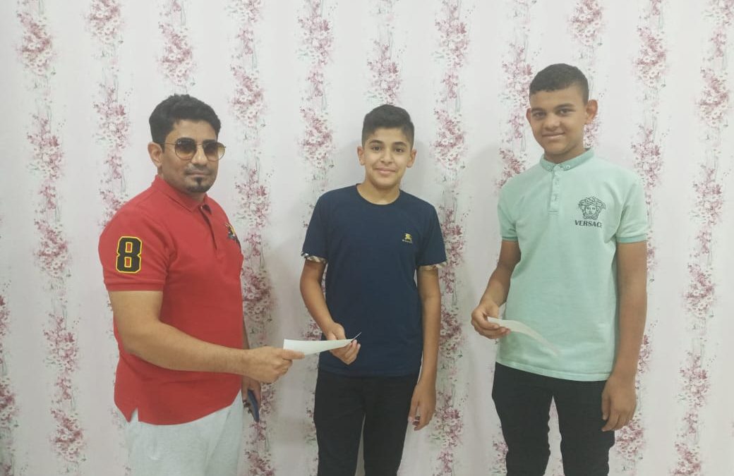 ادارة مضر تكرم لاعبي الدراجات