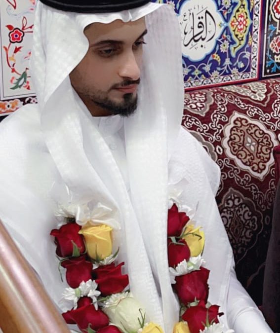 الزميل محمد الرضوان يحتفي بعقد قران شققيقه كميل