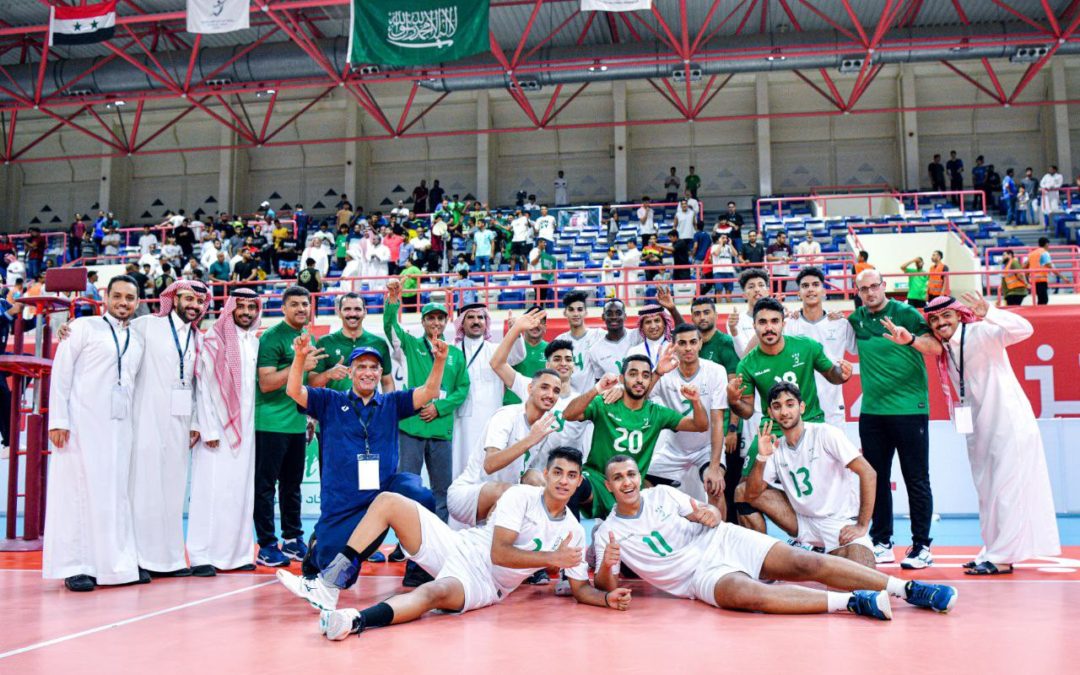 أخضر الطائرة يفوز على الكويت بثلاثية في بطولة غرب آسيا للشباب
