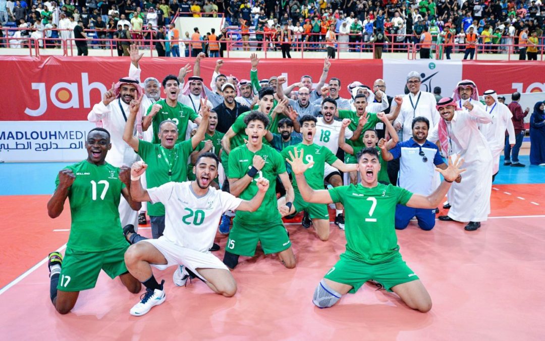 عقب تجاوزها البحرين في المواجهة الختامية.. طائرة الأخضر تقلد بالذهب والجمهور طعم البطولة