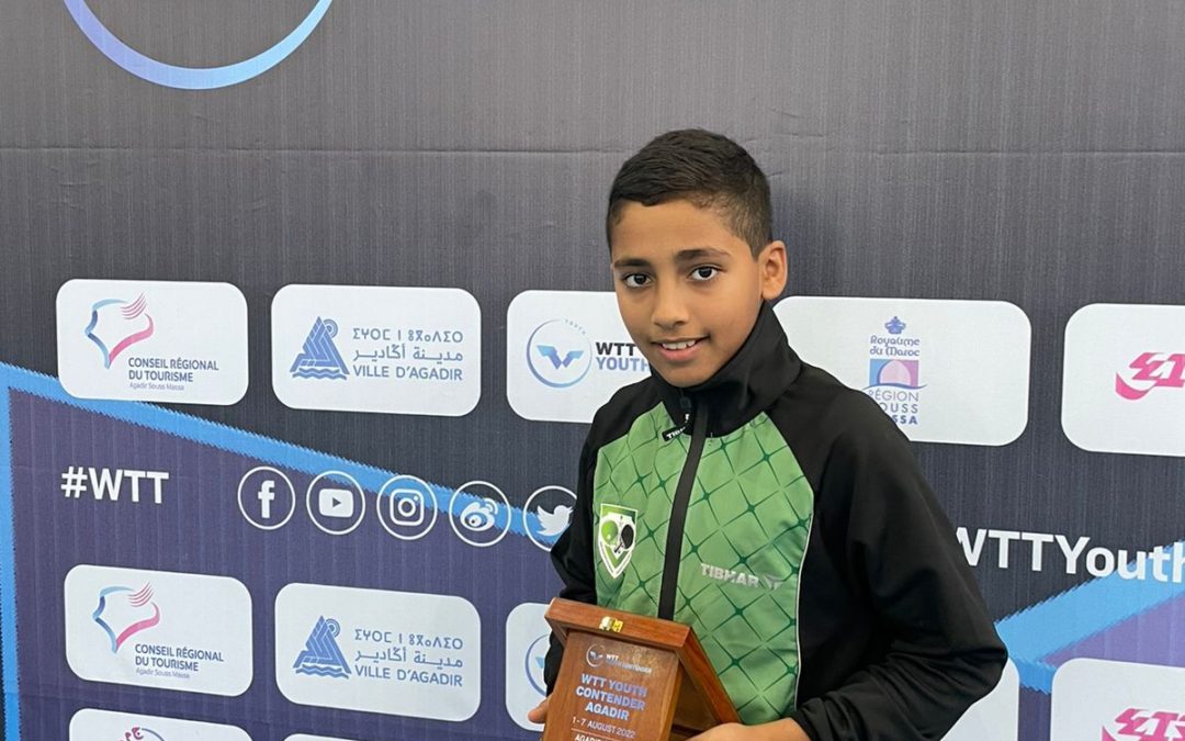 الطاهر يحصد ذهبية بطولة أغادير الدولية لكرة الطاولة