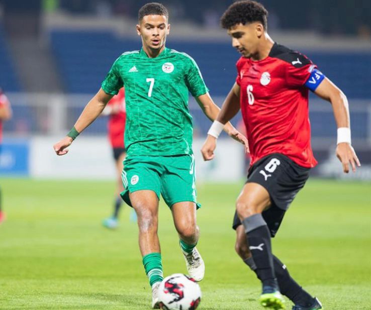 مصر تفوز على الجزائر بثلاثية وتلتقي الأخضر في نهائي كأس العرب تحت 20 عاماً