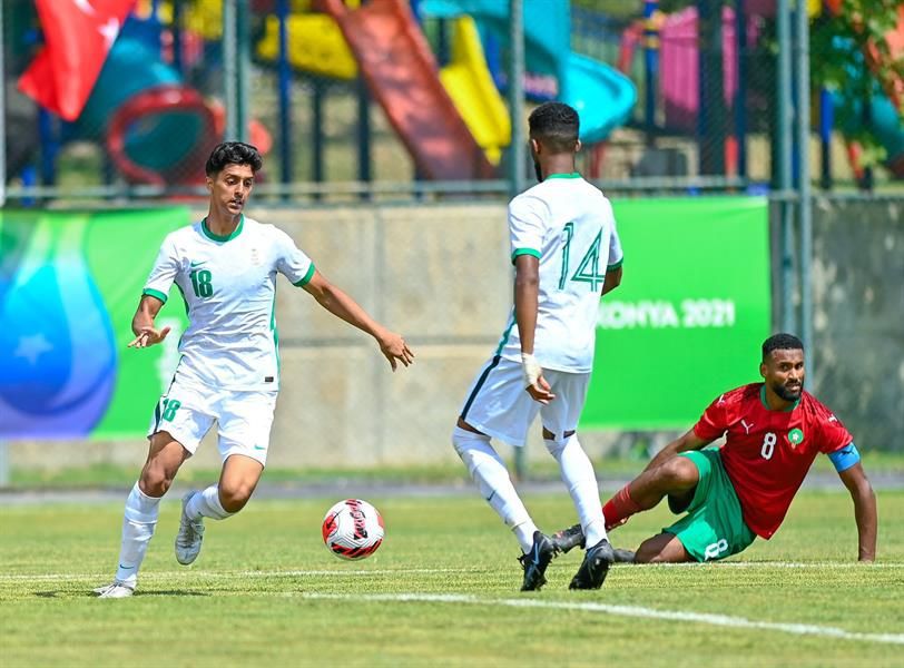 الأخضر الأولمبي يفوز على المغرب بهدفين ويحجز مقعداً في نصف نهائي دورة ألعاب التضامن الإسلامي