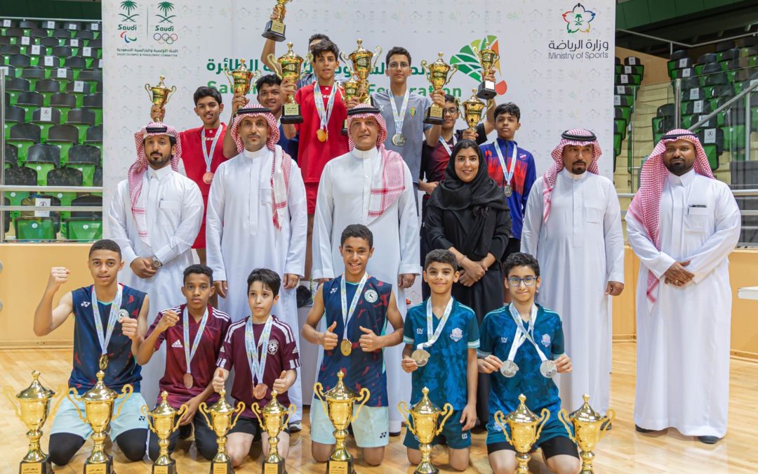 الاتفاق والرياض وحراء أبطال بطولة المملكة للريشة للبراعم والناشئين
