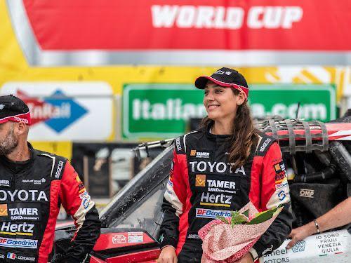 دانية عقيل تستعد للجولة الخامسة من بطولة كأس العالم للكروس كانتري ” باها٢٠٢٢