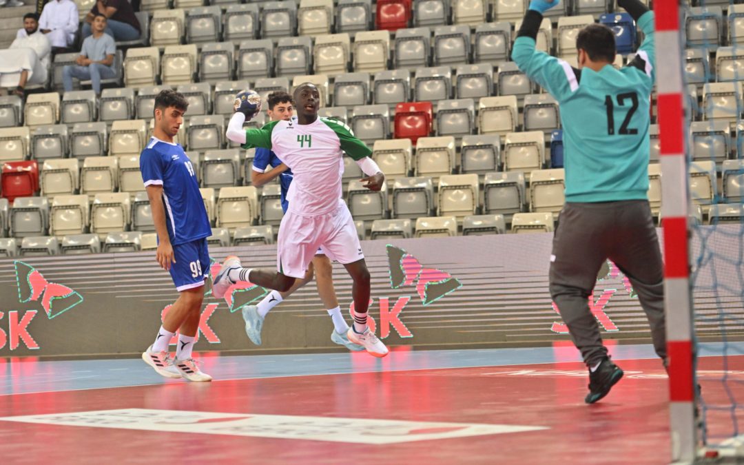 ناشئو أخضر اليد يمطرون شباك العراق في أول المشوار الآسيوي وغداً يلاقي قطر
