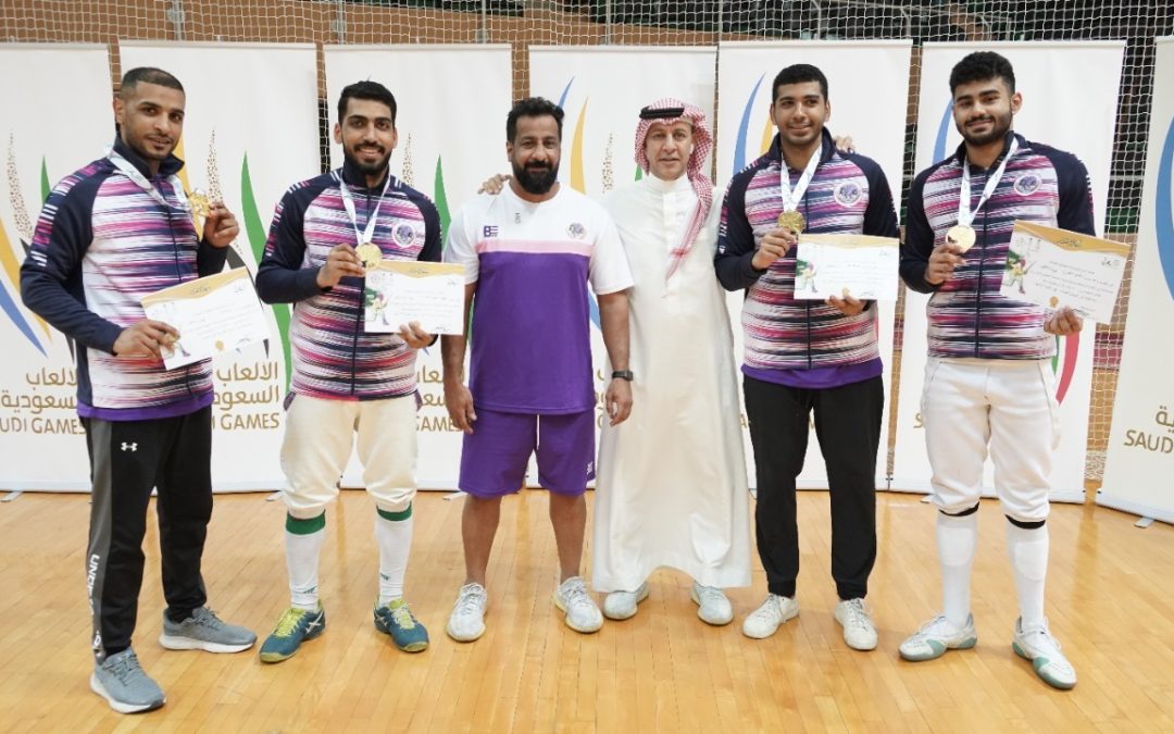 بمشاركة 96 لاعباً في ختام موسم المبارزة ..  الهدى يحتكر ذهب السايبر و الإبيه للفرق