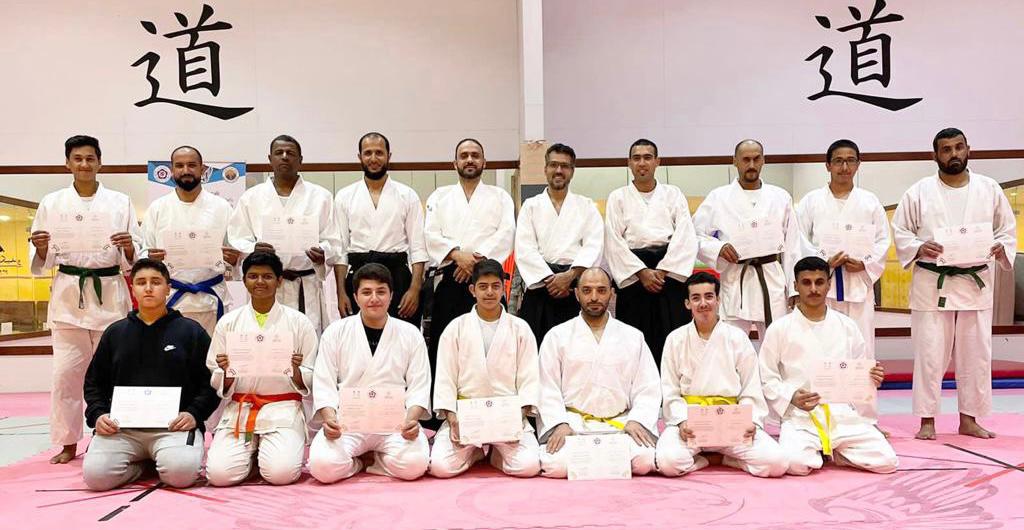 اللجنة السعودية للايكيدو إقامة اختبارات الأحزمة بنادي صقور الآيكيدو بينبع