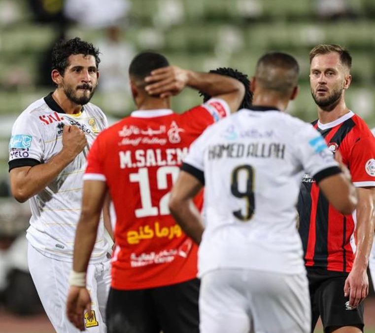 رأسية “حجازي” في مرمى “الرائد” تقفز بـ”الاتحاد” للمركز الثالث